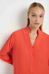 Mela Purdie - Flute Blouse in Tangello