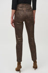 Joseph Ribkoff - Foiled Animal Classic Slim Denim Pants