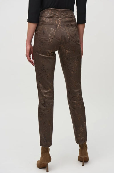 Joseph Ribkoff - Foiled Animal Classic Slim Denim Pants