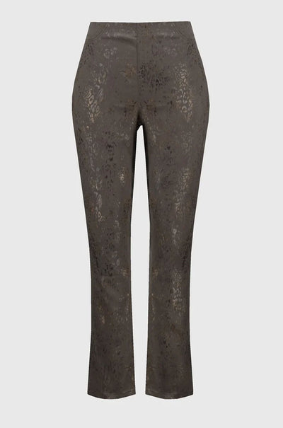 Joseph Ribkoff - Foiled Animal Classic Slim Denim Pants
