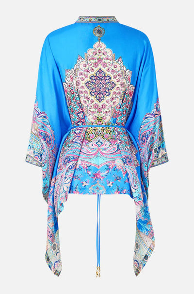 Camilla - Footsteps In Folklore Button Through Scarf Blouse