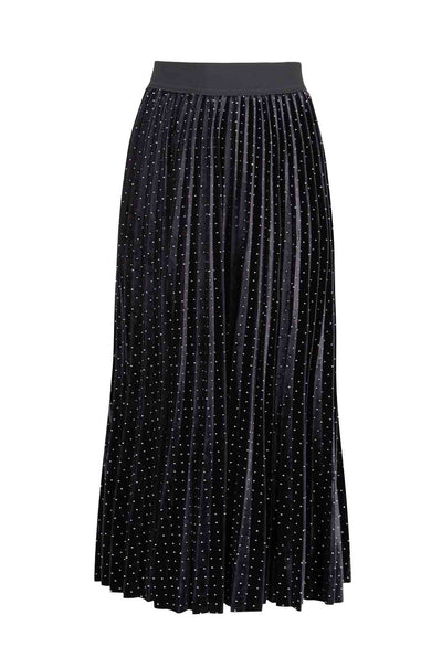 Curate - Starry Night Forever Long Skirt in Black
