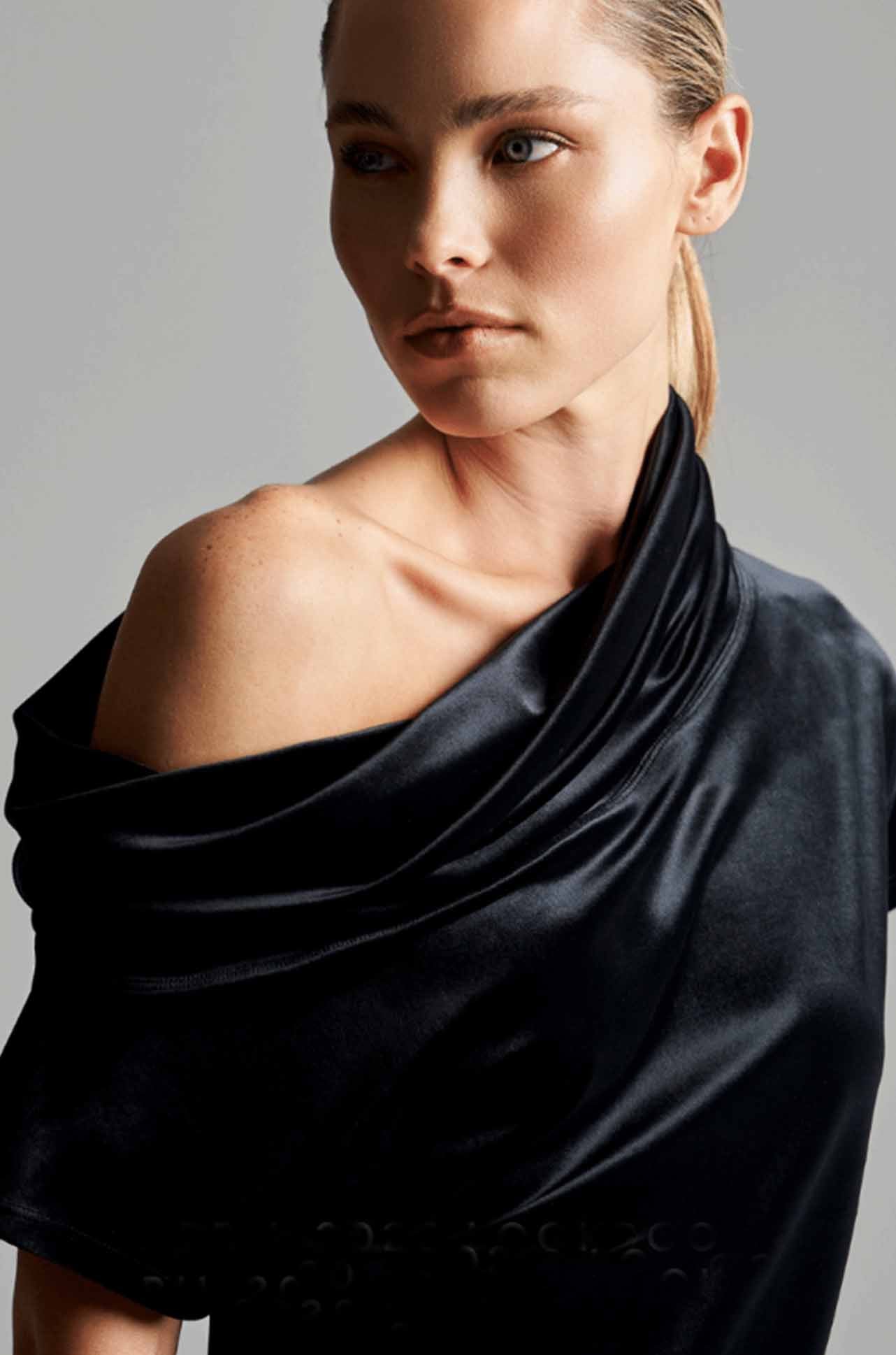 Mela Purdie - Frame Shell in Stretch Panne