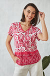 Verge - Francesca Top in Pink