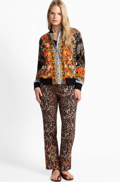 Johnny Was - French Terry Bomber Jacket in Leto