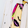 Valetta Silk Scarves - Frida Kalho Scarf in Purple