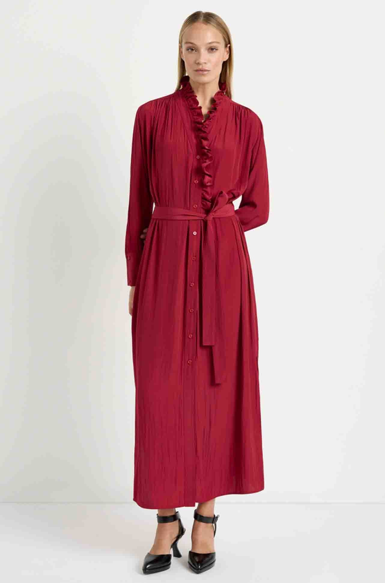 Mela Purdie - Frill Neck Dress