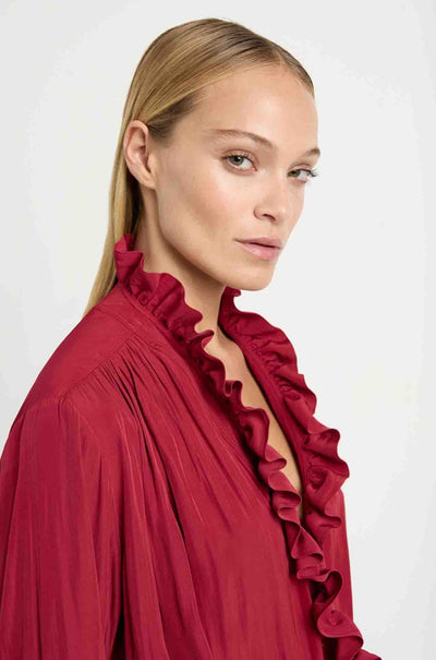 Mela Purdie - Frill Neck Dress