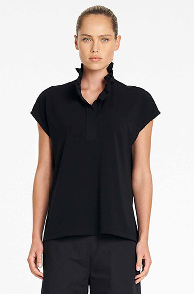 Mela Purdie - Frill Shell in Powder Knit