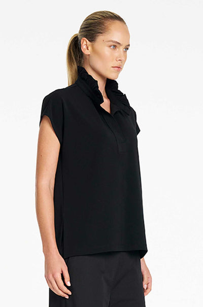 Mela Purdie - Frill Shell in Powder Knit