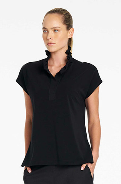 Mela Purdie - Frill Shell in Powder Knit