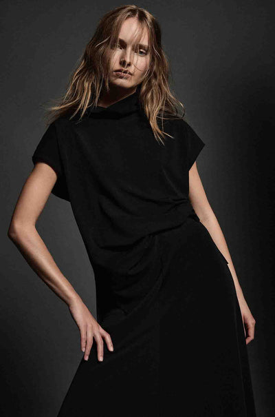 Mela Purdie - Funnel Shell in Powder Knit
