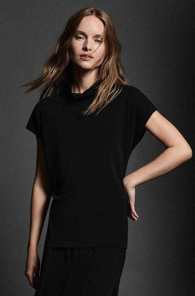 Mela Purdie - Funnel Shell in Powder Knit