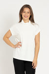Mela Purdie - Funnel Shell in Powder Knit
