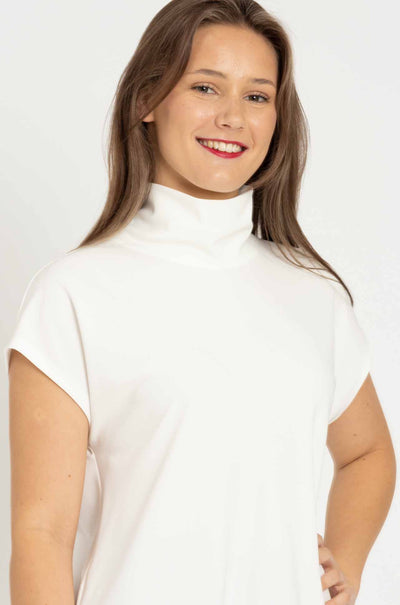 Mela Purdie - Funnel Shell in Powder Knit