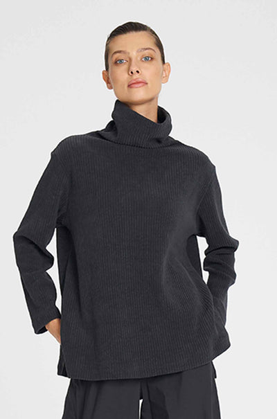 Mela Purdie - Funnel Sweater in Cord Knit