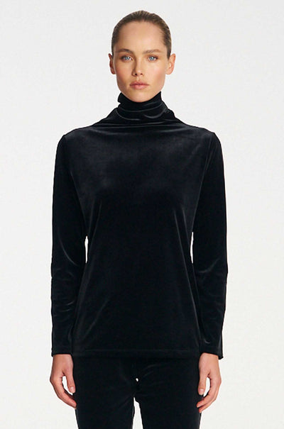 Mela Purdie - Funnel Top in Stretch Panne