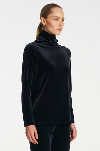 Mela Purdie - Funnel Top in Stretch Panne