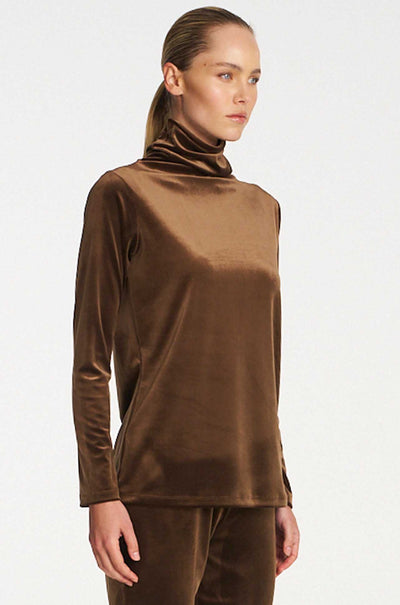 Mela Purdie - Funnel Top in Stretch Panne