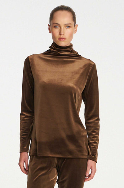 Mela Purdie - Funnel Top in Stretch Panne