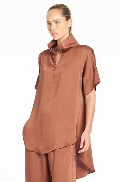 Mela Purdie - Funnel Tunic in Organdy