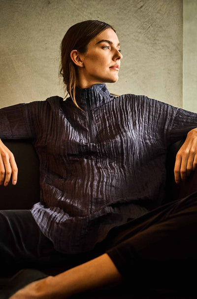 Mela Purdie - Funnel Tunic in Dapple