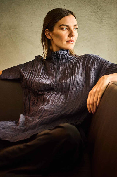 Mela Purdie - Funnel Tunic in Dapple