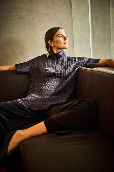 Mela Purdie - Funnel Tunic in Dapple