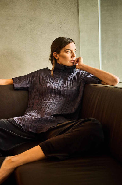 Mela Purdie - Funnel Tunic in Dapple