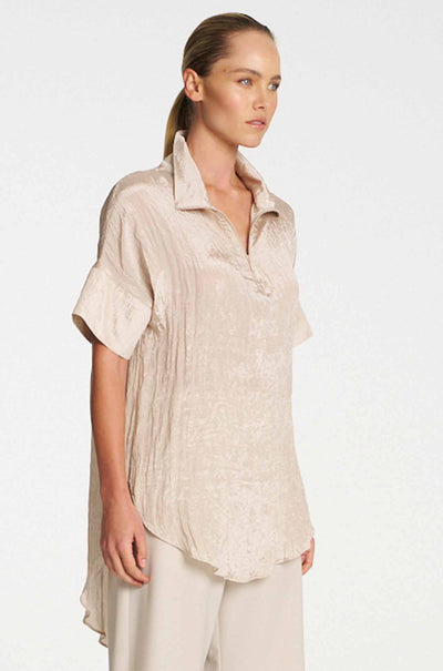 Mela Purdie - Funnel Tunic in Dapple