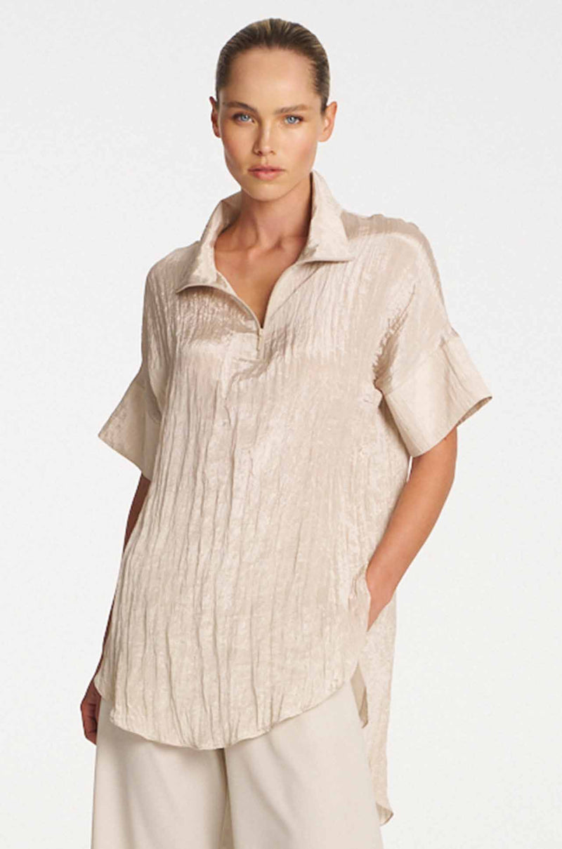 Mela Purdie - Funnel Tunic in Dapple