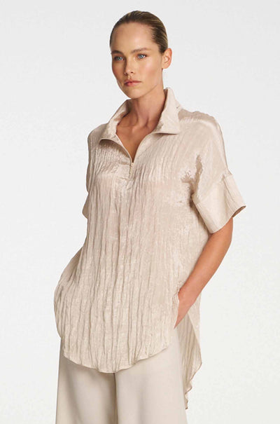 Mela Purdie - Funnel Tunic in Dapple