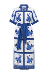 zoe kratzmann - roam dress in azure collage