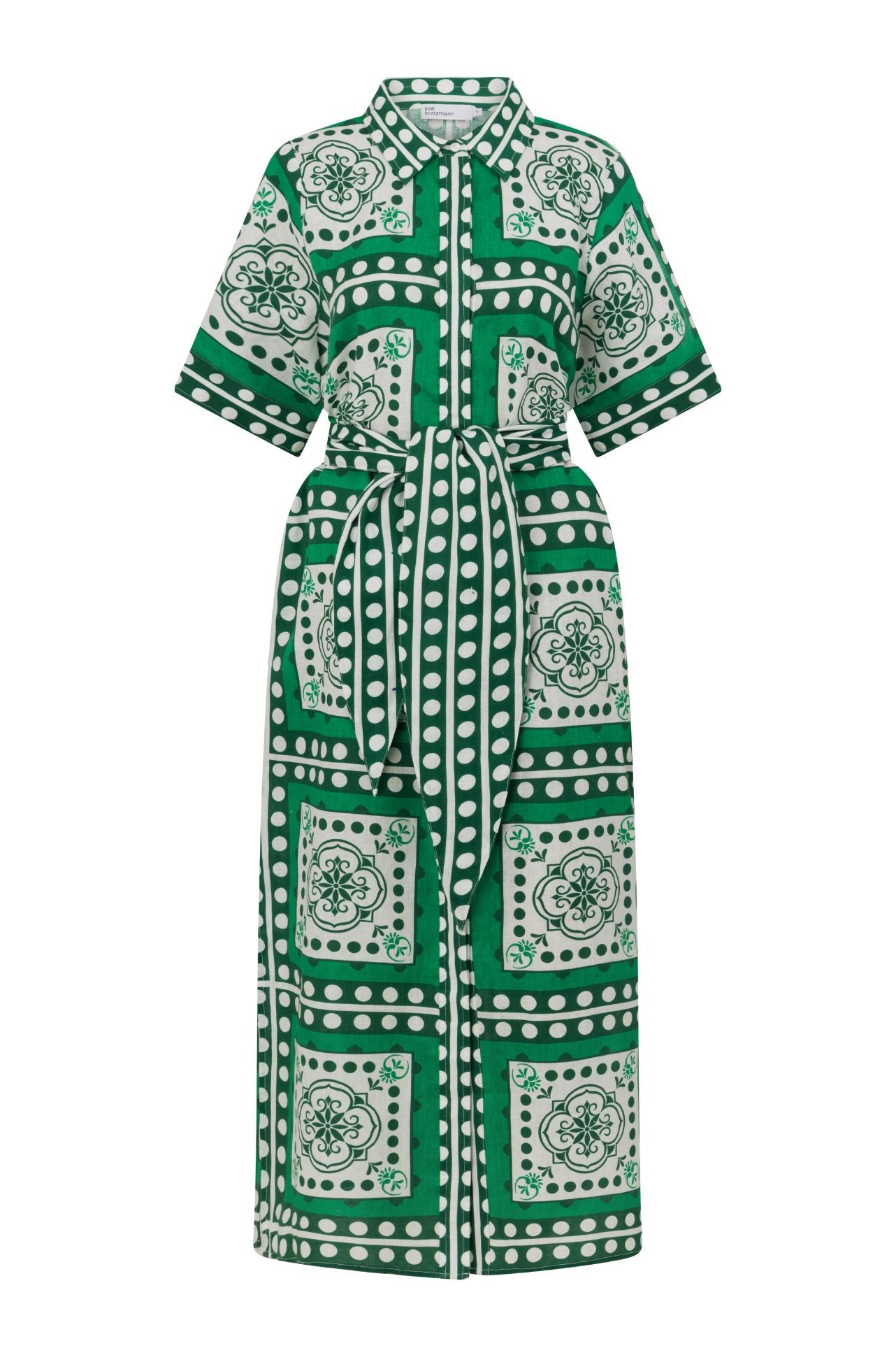zoe kratzmann - roam dress in parrot scarf