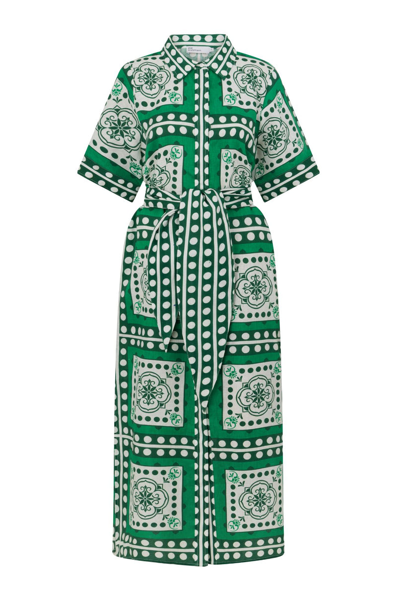 zoe kratzmann - roam dress in parrot scarf