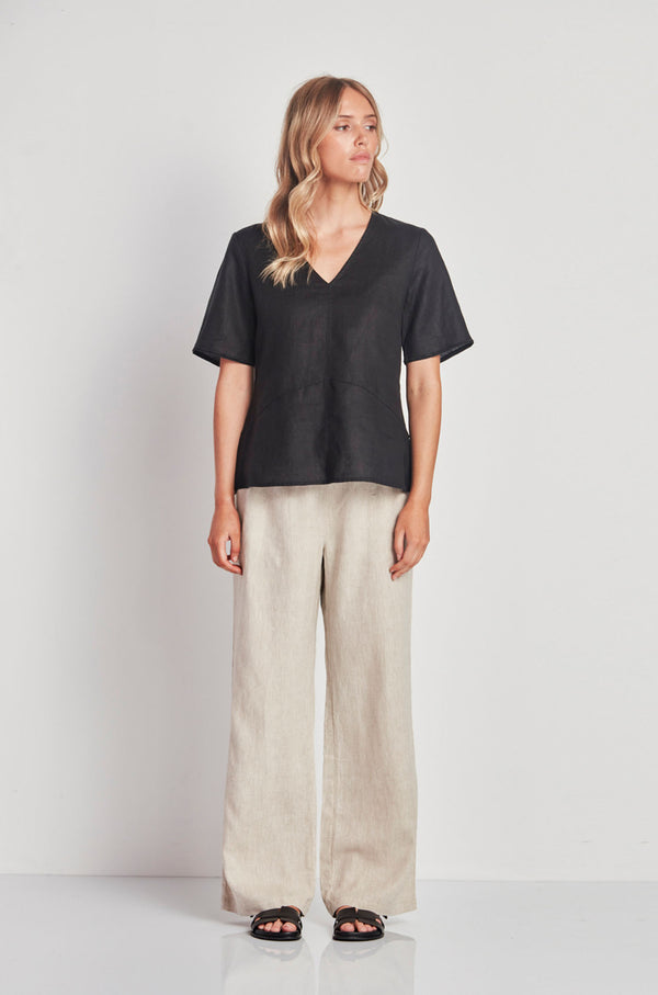Verge - Greer Top in Black - Zambezee