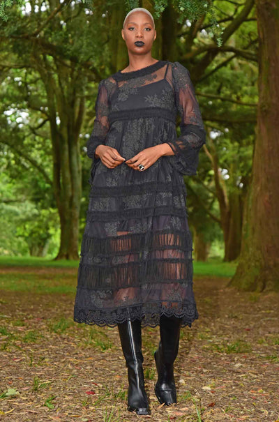 Trelise Cooper - Got The Knots For You Sheer & Present Danger Dress