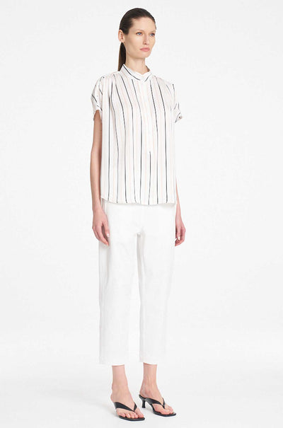 Mela Purdie - Gathered Shell in Ruban Stripe