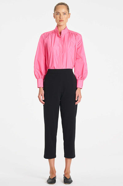 Mela Purdie - Gathered Shirt in Italian Taffeta