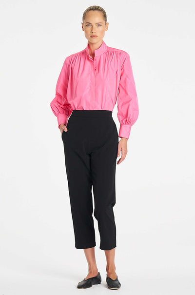 Mela Purdie - Gathered Shirt in Italian Taffeta