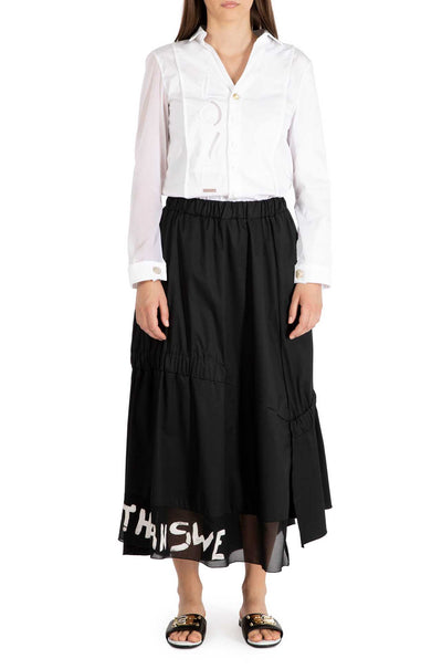 Elisa Cavaletti - Gathered Trim Skirt