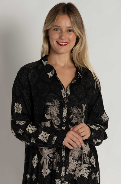 Johnny Was - Gemi Tunic in Myna Scarf Print