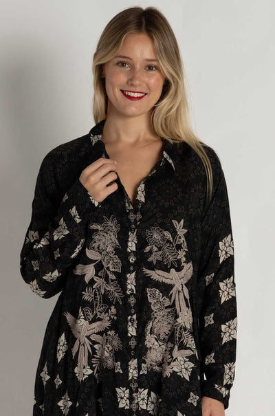 Johnny Was - Gemi Tunic in Myna Scarf Print