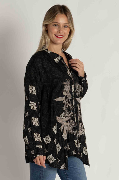 Johnny Was - Gemi Tunic in Myna Scarf Print