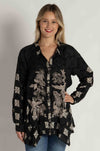 Johnny Was - Gemi Tunic in Myna Scarf Print