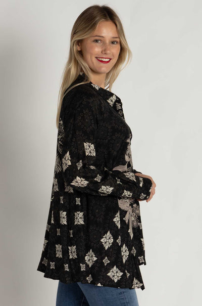 Johnny Was - Gemi Tunic in Myna Scarf Print
