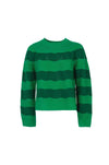 Cooper - Winter Waves Get Over Knit Jersey in Green