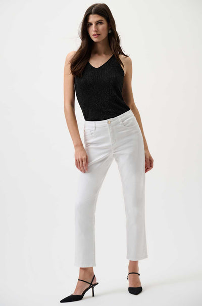 Joseph Ribkoff - Gia Classic Slim Fit Stretch Jeans in White