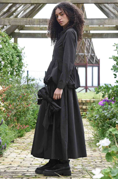 Coop - Swish You Were Here Go Big Or Bow Home Skirt in Black