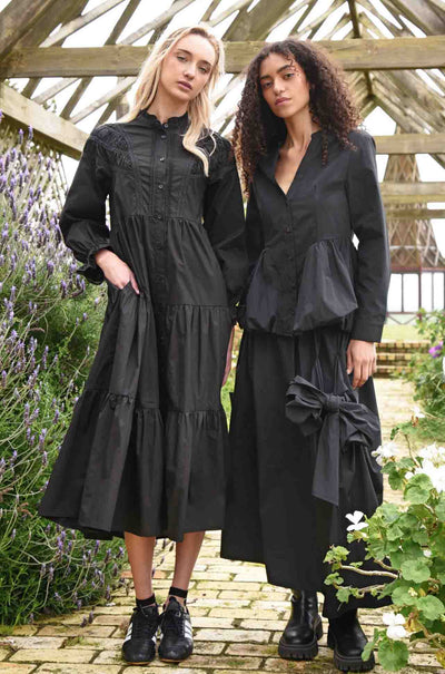 Coop - Swish You Were Here Go Big Or Bow Home Skirt in Black